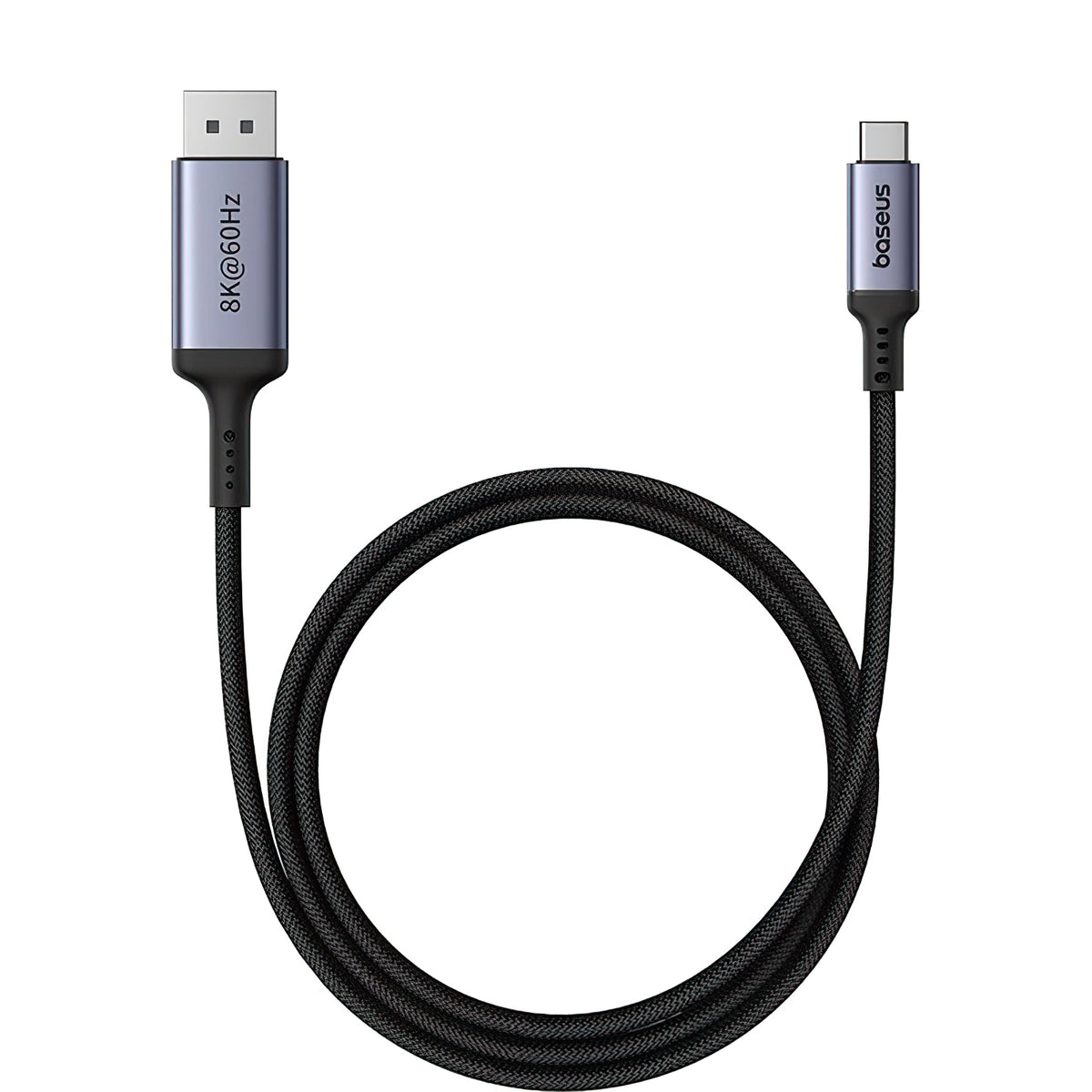 USB-C - DisplayPort Baseus Ultra Clarity -audio- ja videokaapeli, 8K, 1.5m, Musta B0063370D111-00