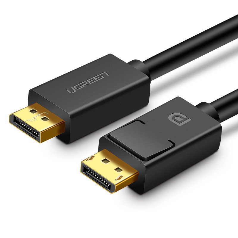 UGREEN DP102 -videokaapeli, DisplayPort - DisplayPort, 4K, 1.5m, Musta