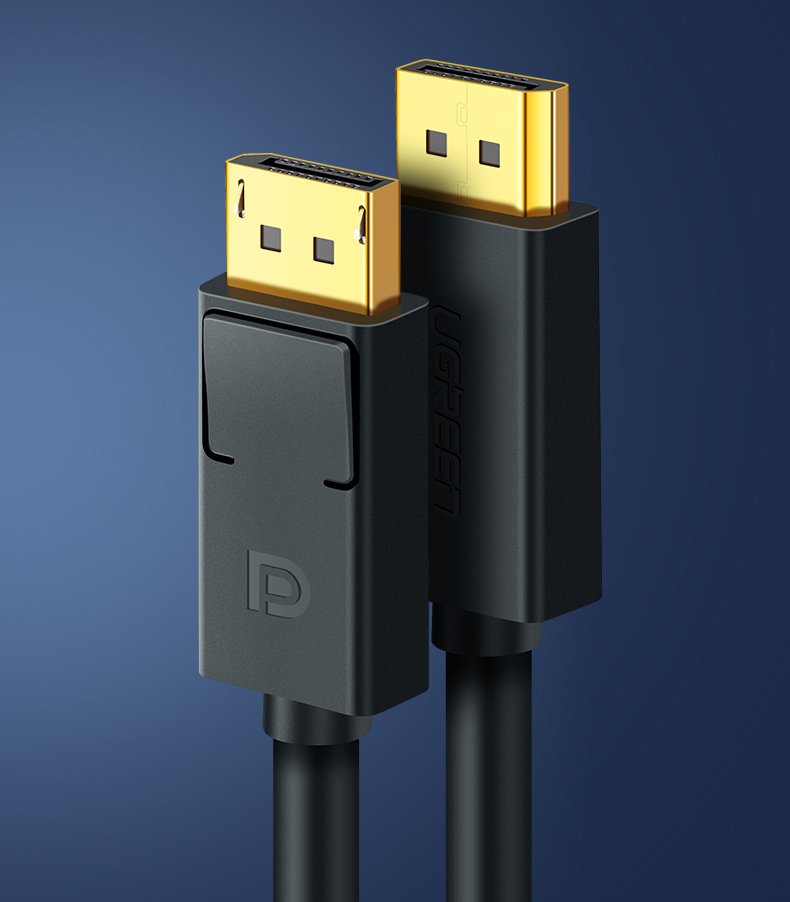 UGREEN DP102 -videokaapeli, DisplayPort - DisplayPort, 4K, 1.5m, Musta