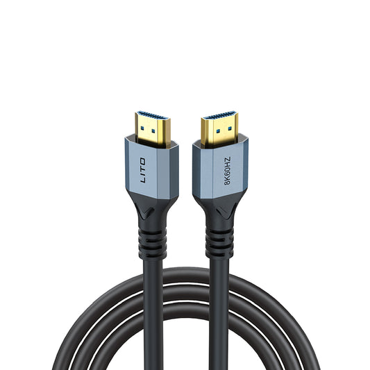 Lito HD119 videokaapeli, HDMI - HDMI, 8K, 1,8 m, musta