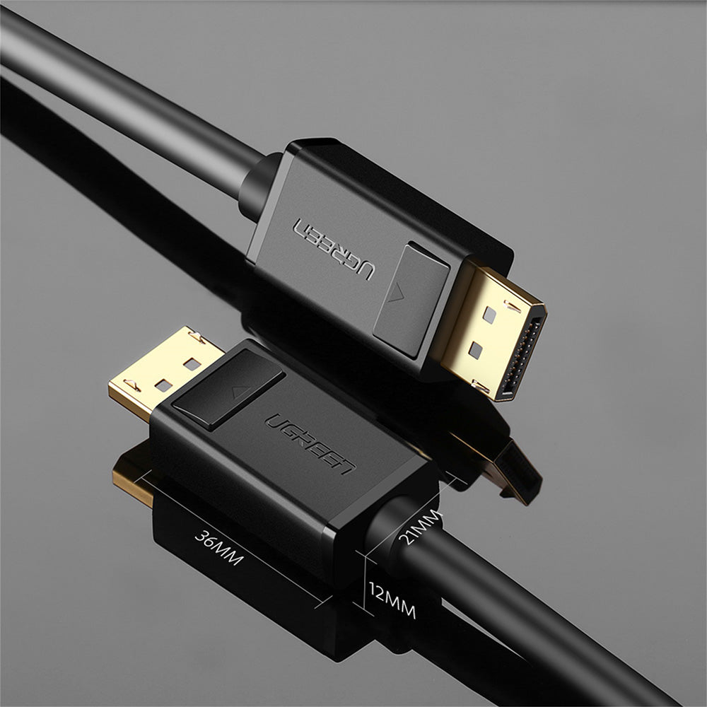 UGREEN DP102 Videojohto, DisplayPort - DisplayPort, 4K, 2m, Musta