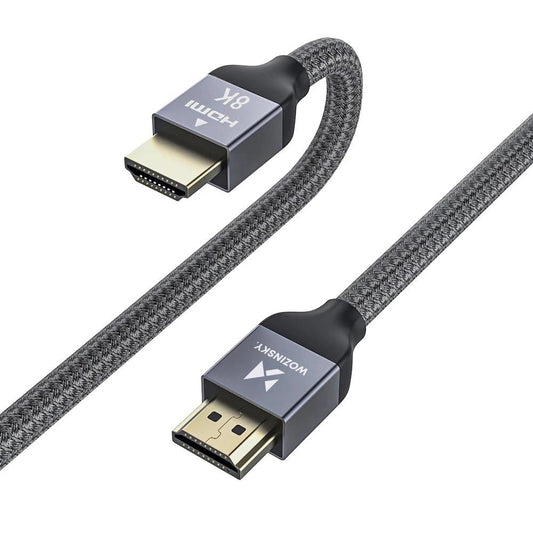 WZK Ultraboost videokaapeli, HDMI - HDMI, 8K, 3m, harmaa WHDMI-30 WHDMI-30 WHDMI-30