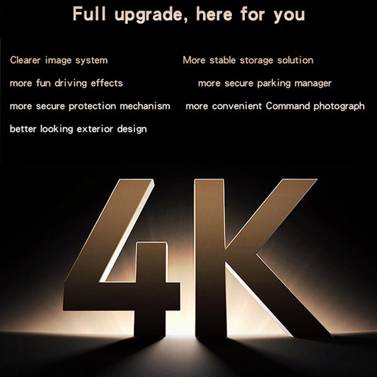 Yesido KM15 Etu- ja Takakamera, 4K, Wi-Fi, 2 tuuman näyttö