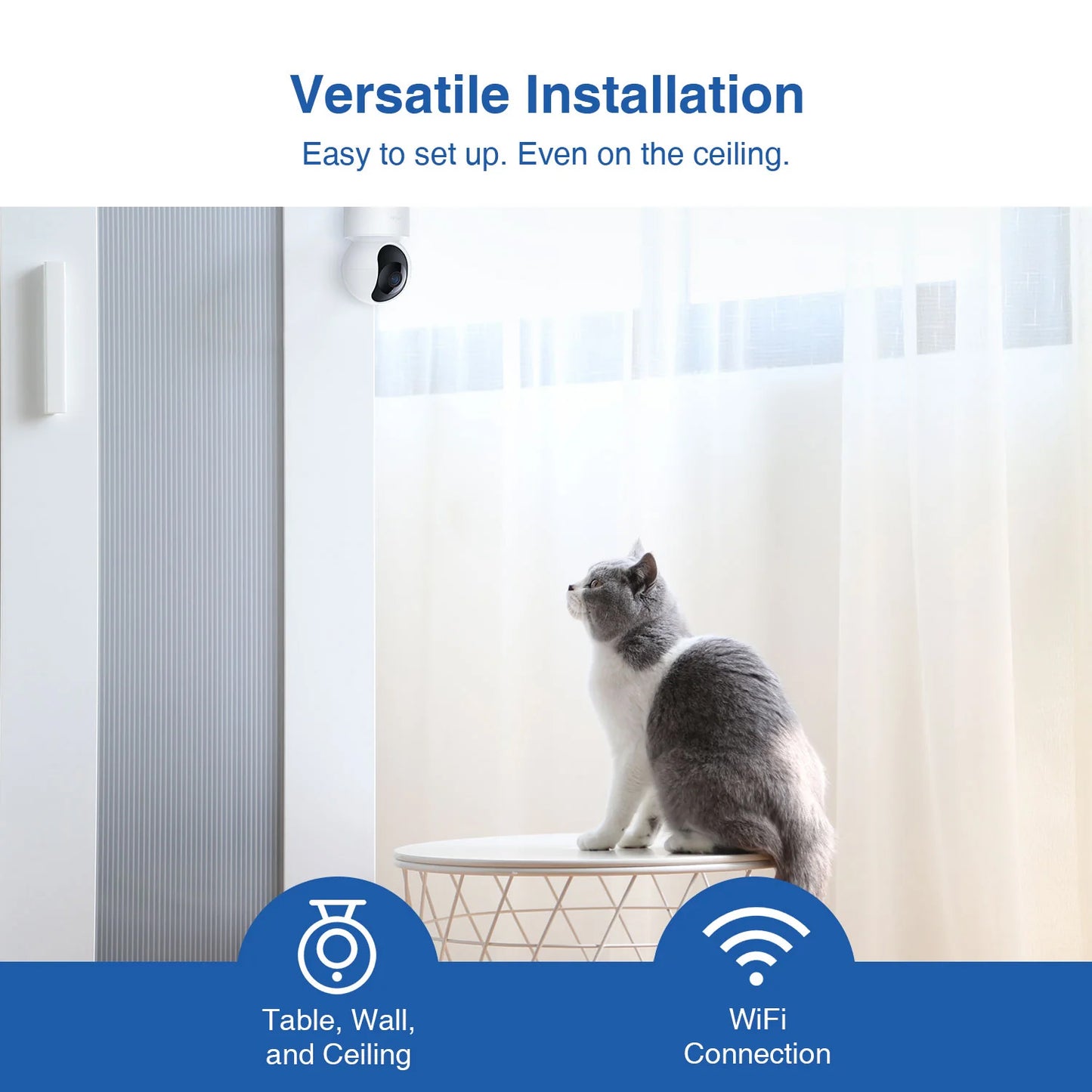 iMILAB C21 MI -valvontakamera, Wi-Fi, 2.5K, sisäkäyttöön