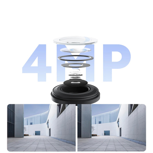 Xiaomi CW500 Dual -valvontakamera, Wi-Fi, 2.5K, IP66, ulkokäyttöön BHR9402EU