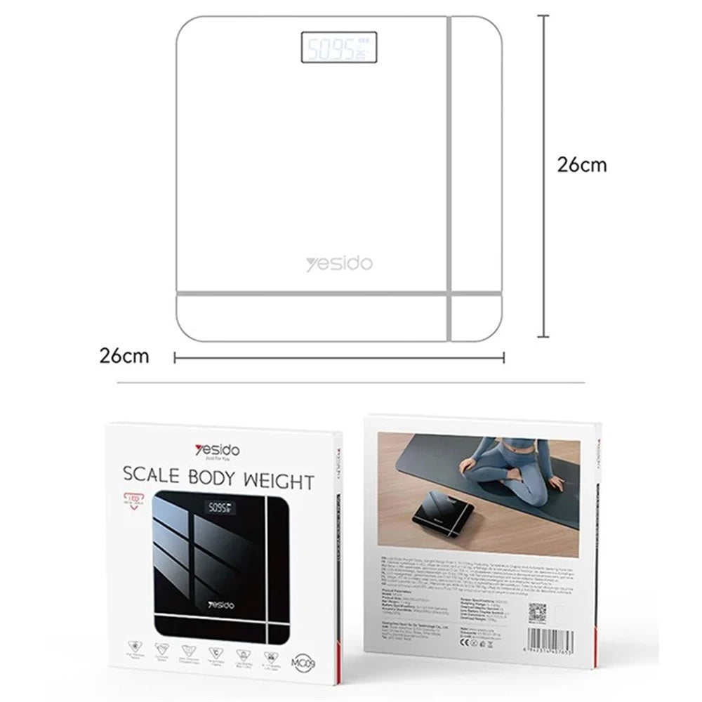 Digitaalivaaka Yesido MG09, Musta