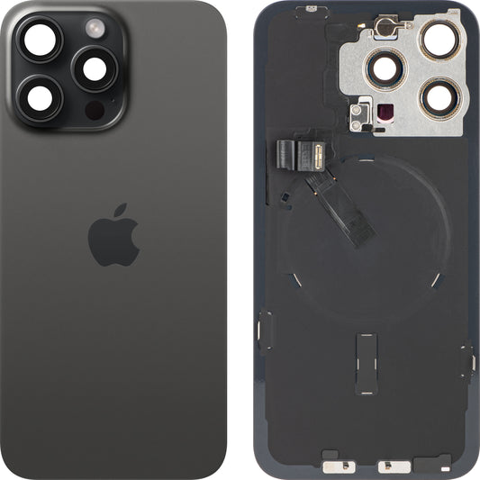 Akkukotelo Apple iPhone 15 Pro Max, musta (musta titaani), Vaihtoehto