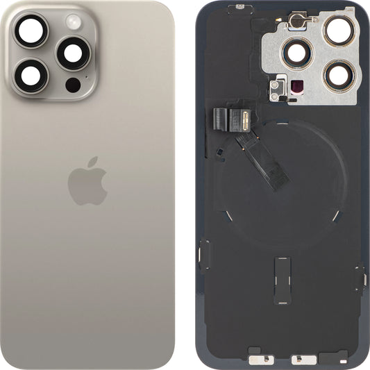Akun suojus Apple iPhone 15 Pro Max, Beige (Natural Titanium), Swap