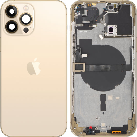 Apple iPhone 13 Pro Max -akkusuojus, puolikas kotelo, kultainen, vaihtokotelo