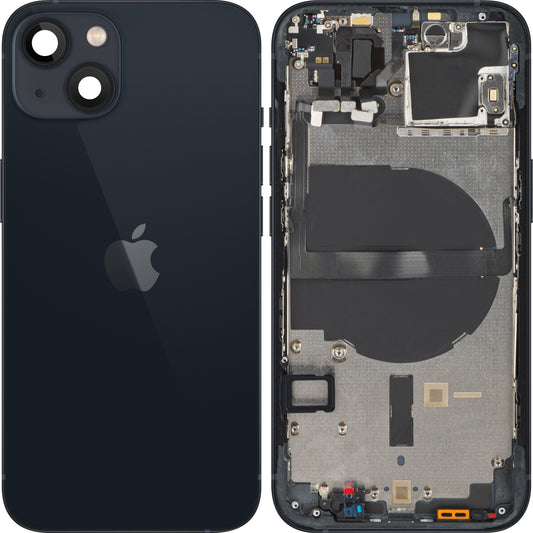 Apple iPhone 13 mini akkukotelon suojus, puolikas kotelo, musta (Midnight), Swap