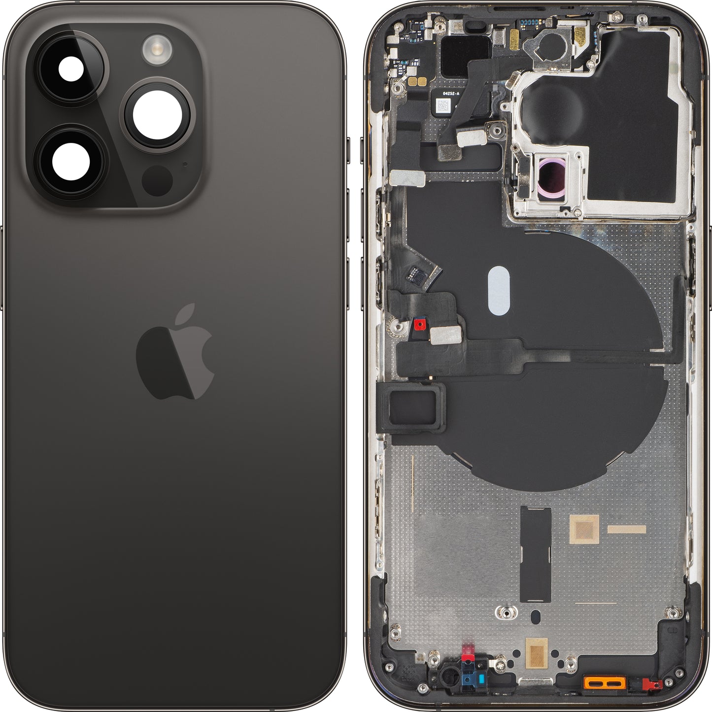 Apple iPhone 14 Pro -akkusuojus, keskikotelolla, musta (Space Black), Vaihtoehto