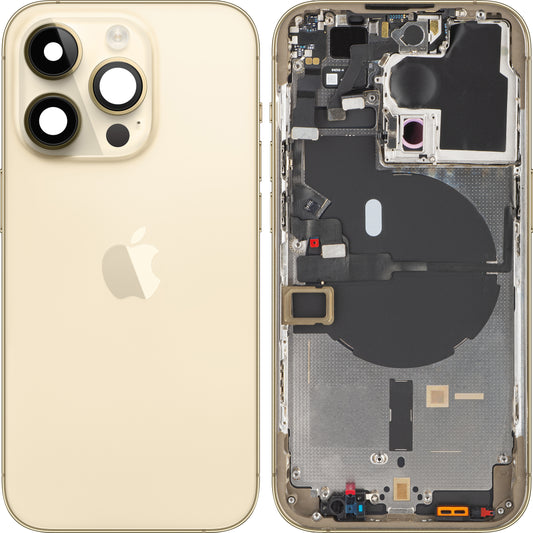 Apple iPhone 14 Pro -akkusuojus, puolikas kotelo, kultainen, vaihtokotelo