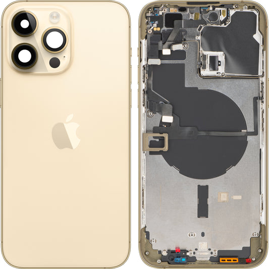 Apple iPhone 14 Pro Max -akkusuojus, puolikas kotelo, kultainen, vaihtokotelo