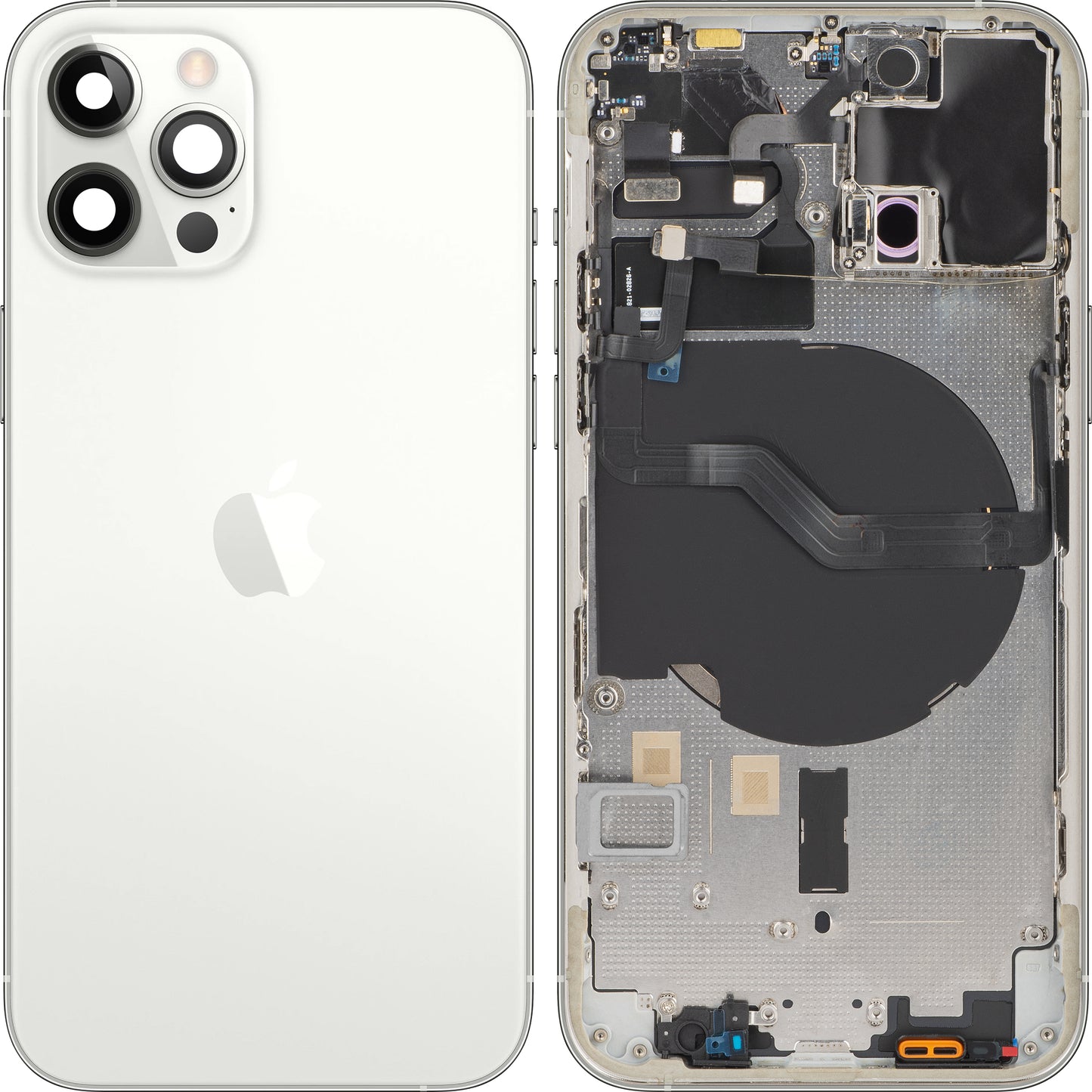Apple iPhone 12 Pro -akkusuojus, keskikotelolla, hopea, vaihtokotelo