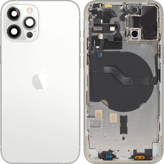 Apple iPhone 12 Pro -akkusuojus, keskikotelolla, hopea, vaihtokotelo