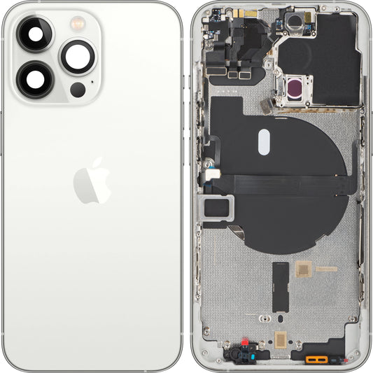Apple iPhone 13 Pro -akkusuojus, keskikotelolla, hopea, vaihtokotelo