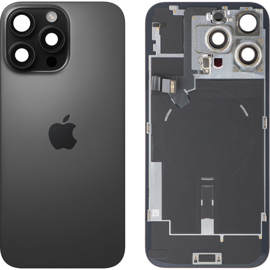Apple iPhone 16 Pro Max Akkukansi, Musta (Black Titanium), Swap
