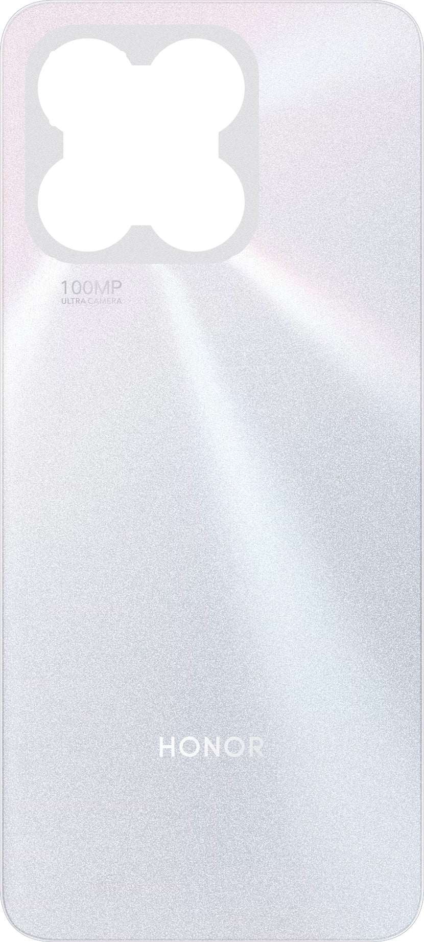 Honor X8a Akun kansi, Hopea (Titanium Silver), Service Pack 0235AEUR