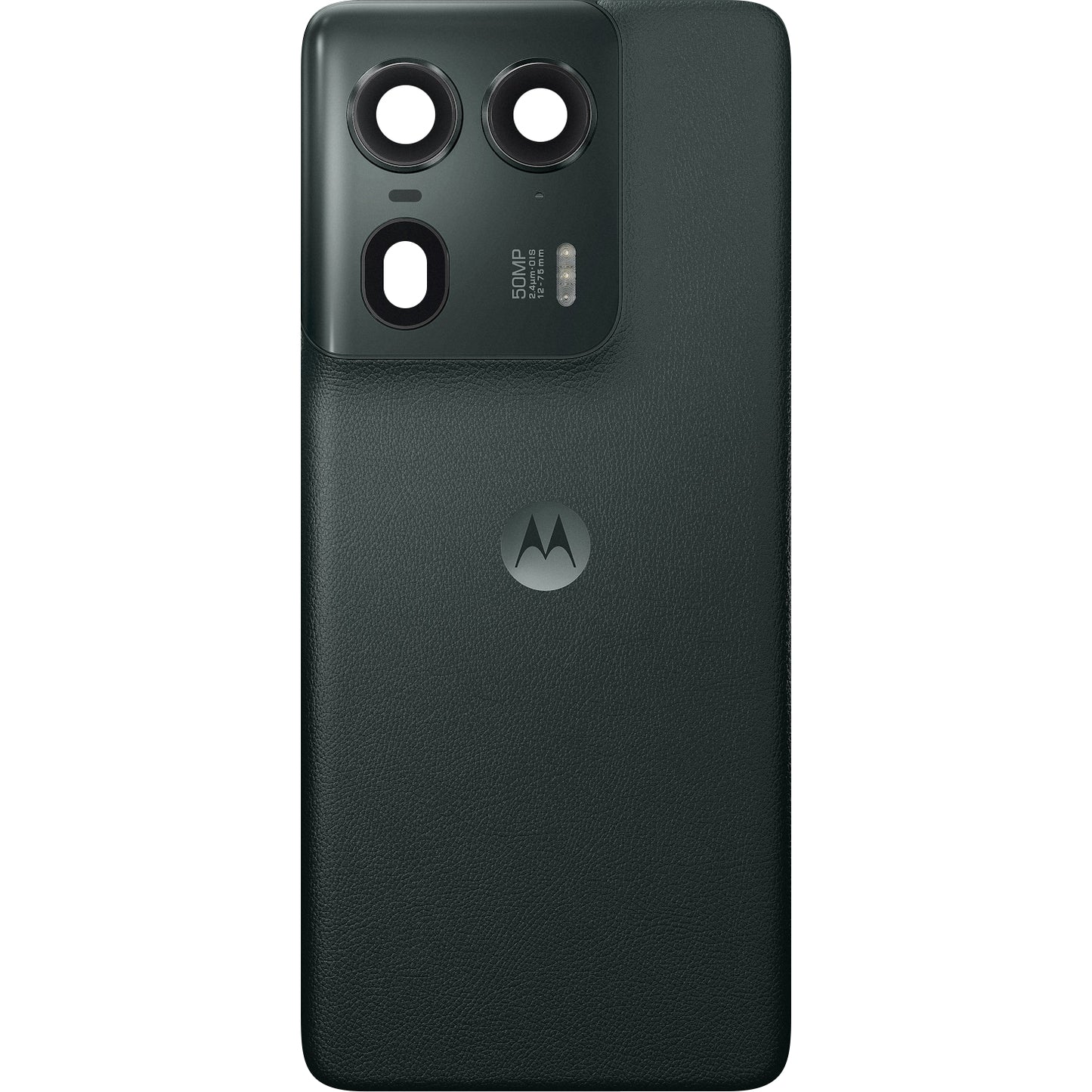 Akun suojus Motorola Edge 50 Ultra, musta (metsänharmaa), huoltopaketti 5S58C24471