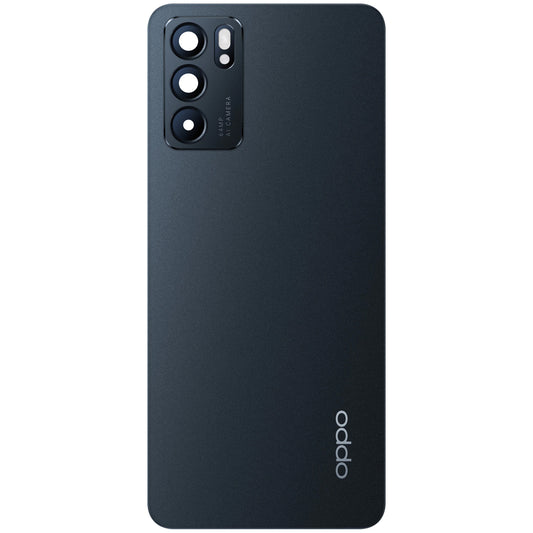 Akun suojus Oppo Reno6 5G, musta (Stellar Black), huoltopaketti 4907797