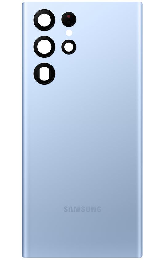 Samsung Galaxy S22 Ultra 5G S908 Akkukansi, Sininen (Sky Blue), Service Pack GH82-27457G