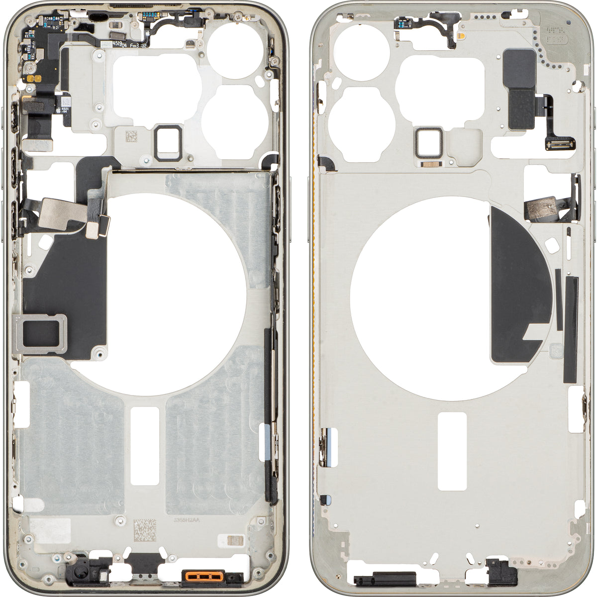 Mijloc Apple iPhone 15 Pro Max kotelo, Beige (luonnon titaani), Vaihda