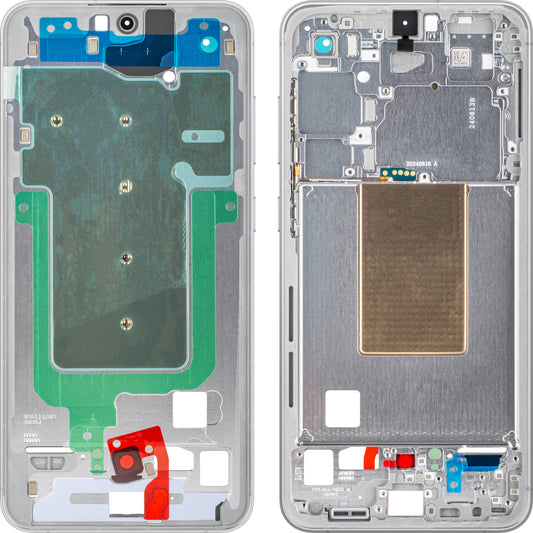 Samsung Galaxy S24 FE S721 keskikotelo, hopea, Service Pack GH82-35851B