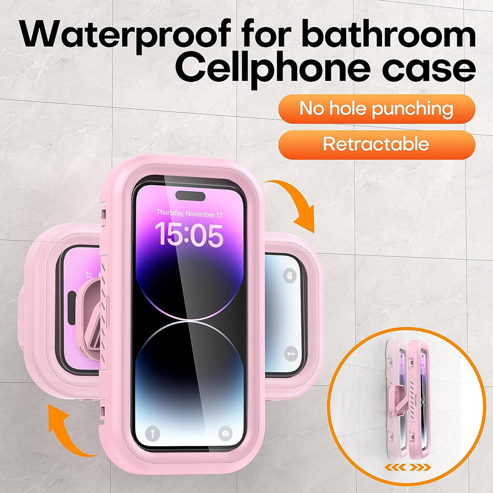 Techsuit LC-999 Wall Case with Touch Membrane for Phone, Waterproof, Green