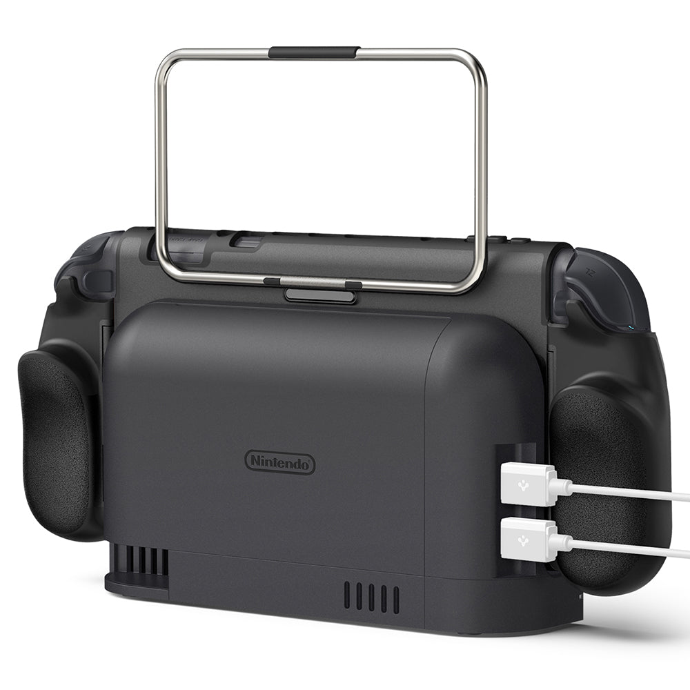 Spigen Dual Grip Pro Protective Case for Nintendo Switch 2, Black ACS10196