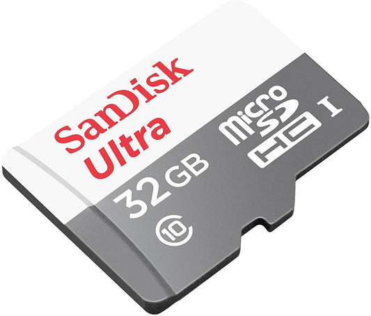 Muistikortti microSDHC SanDisk Ultra, 32Gb, Luokka 10 SDSQUNR-032G-GN3MN