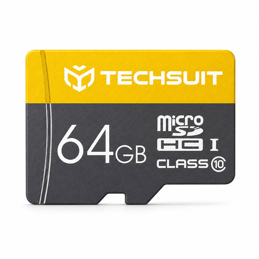 Techsuit THCM11 microSDXC-muistikortti, 64 Gt, luokka 10, sovittimella