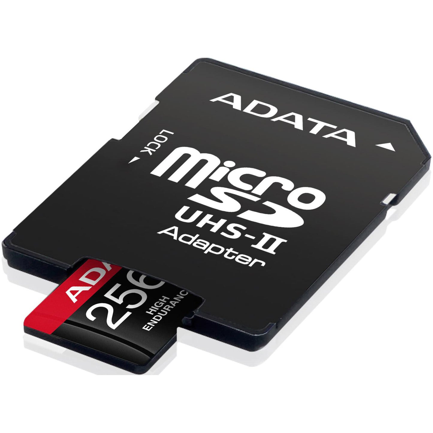 Adata High Endurance microSDXC -muistikortti, 256 Gt, Luokka 10 / UHS-1 U3, sovittimella AUSDX256GUI3V30SHA2-RA1