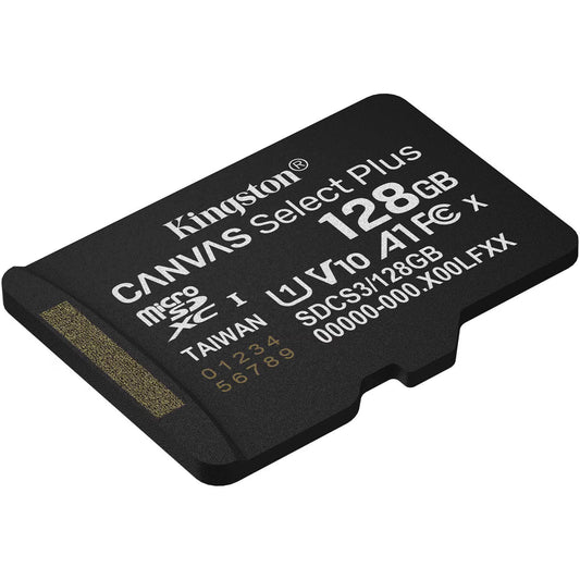 Kingston Canvas Select Plus Android A1 microSDXC-muistikortti, 128 Gt, Luokka 10 / UHS-1 U1 SDCS3/128GBSP