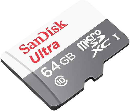 SanDisk Ultra Android microSDXC-muistikortti, 64 Gt, luokka 10 / UHS-1 U1 SDSQUNR-064G-GN3MN SDSQUNR-064G-GN3MN