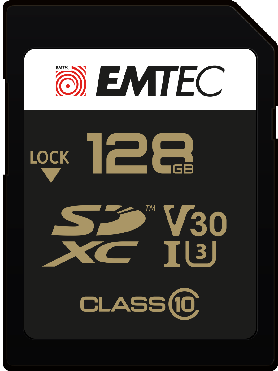 Muistikortti SDXC Emtec SpeedIn Pro, 128Gb, Luokka 10 / UHS-1 U3 ECMSD128GXC10SP