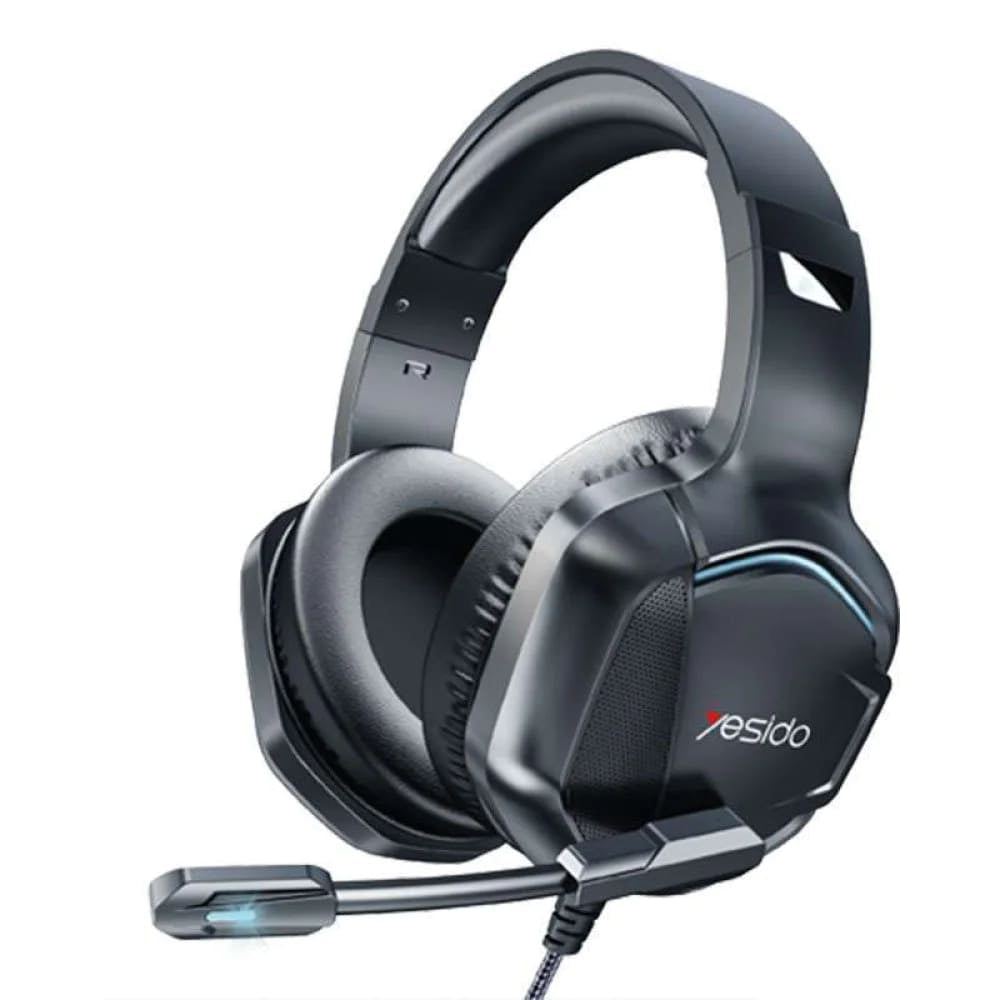 Gaming-kuulokkeet 3.5mm Yesido EK01, RGB, 1.2m, Mustat