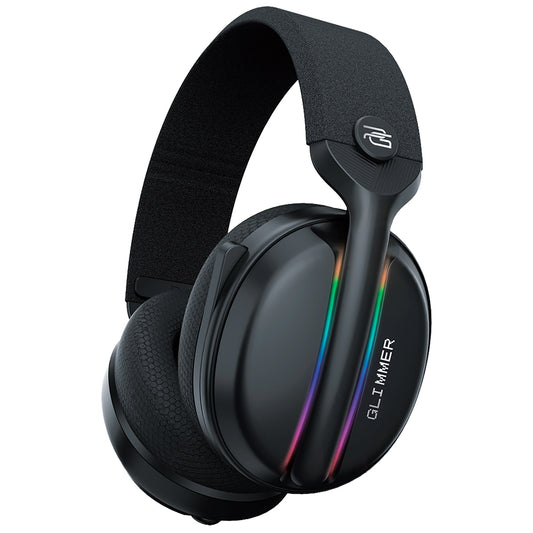 Proove Glimmer langattomat pelikuulokkeet, RGB, BT / Wi-Fi / Wired, musta violetti WHGL00022016
