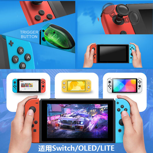 Techsuit THSWC -ohjain Nintendo Switchille / Switch OLED:lle / Switch Litelle, Punainen Sininen