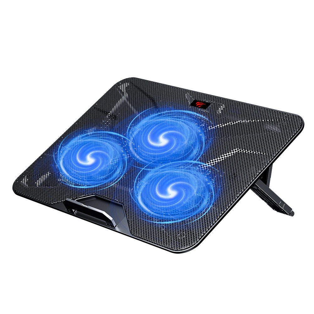 Cooler HAVIT F2067 Laptopille 9 tuumaa - 18,3 tuumaa, Musta