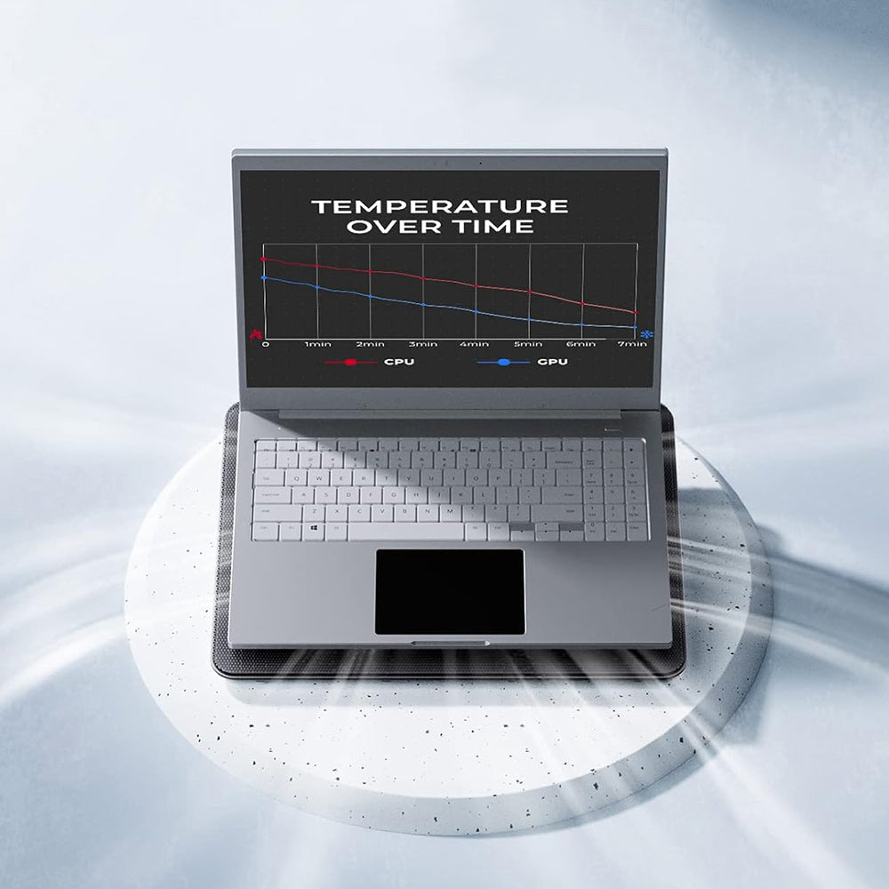 Cooler HAVIT F2067 Laptopille 9 tuumaa - 18,3 tuumaa, Musta