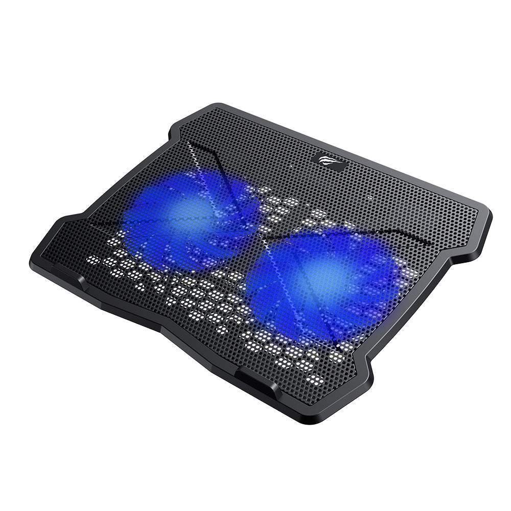 Cooler HAVIT F2075 Laptopille 10 tuumaa - 15,6 tuumaa, Musta