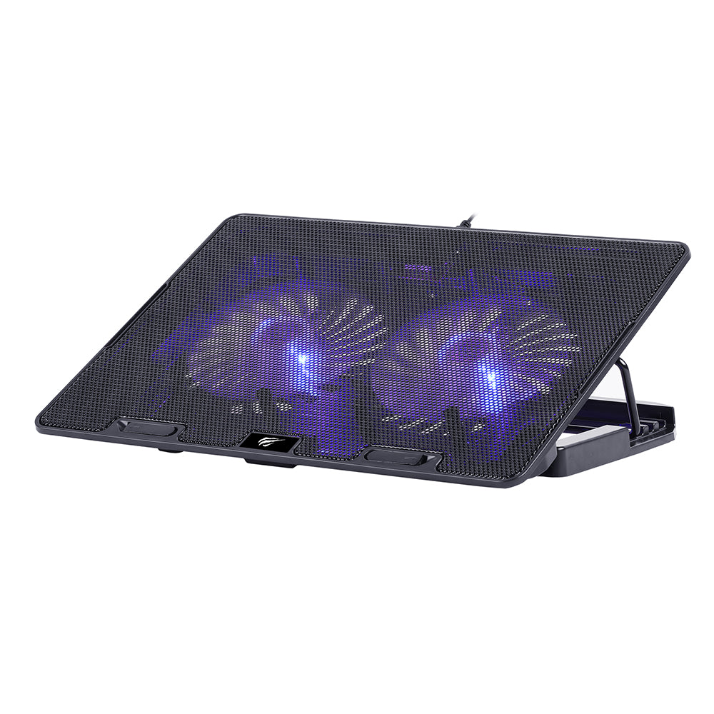 Cooler HAVIT F2083 Laptopille 9 tuumaa - 17 tuumaa, Musta