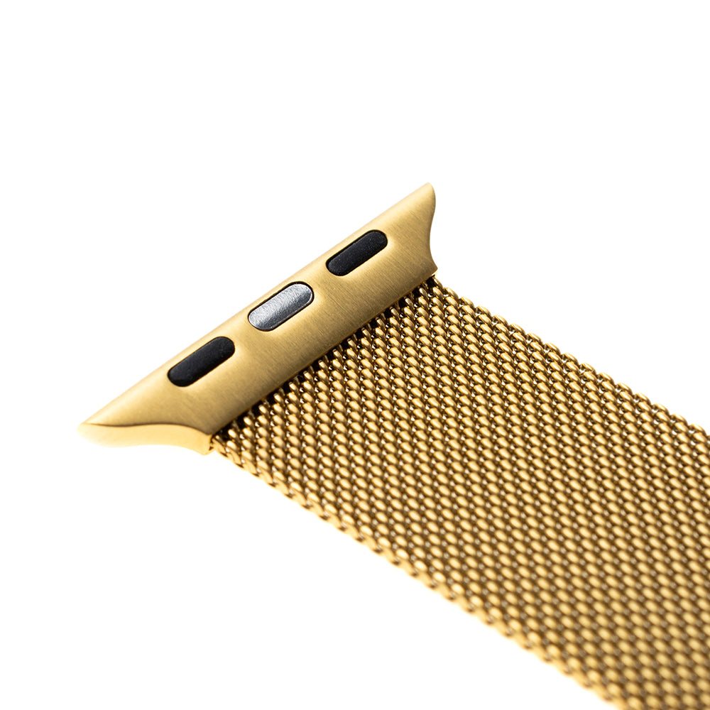 Fixed Mesh -ranneke Apple Watch 42mm / 41mm / 40mm / 38mm -sarjalle, Kultainen