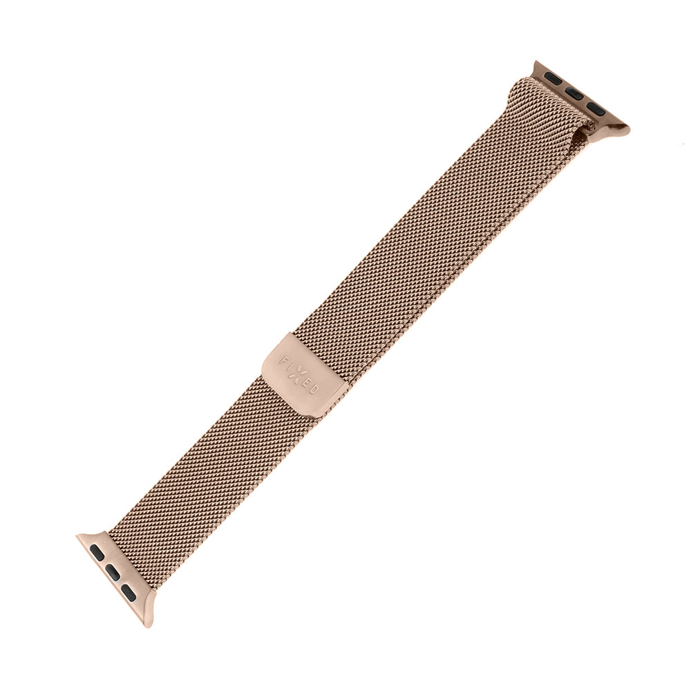 Fixed Mesh -ranneke Apple Watch 42mm / 41mm / 40mm / 38mm -sarjaan, ruusukulta