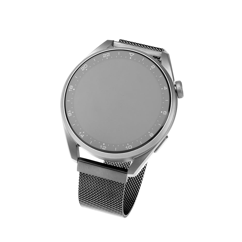 Fixed Mesh -ranneke Huawei Watch / Xiaomi Watch Series, 22mm, Musta