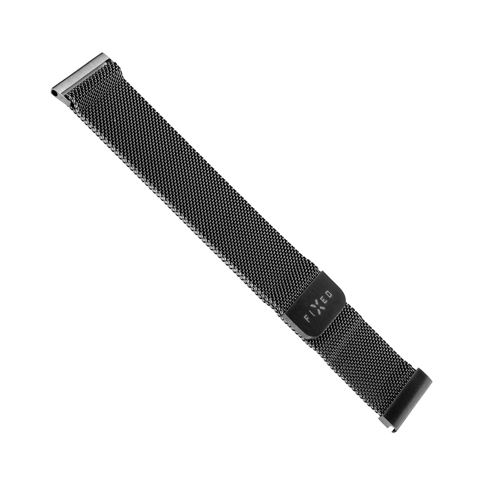 Fixed Mesh -ranneke Huawei Watch / Xiaomi Watch Series, 22mm, Musta