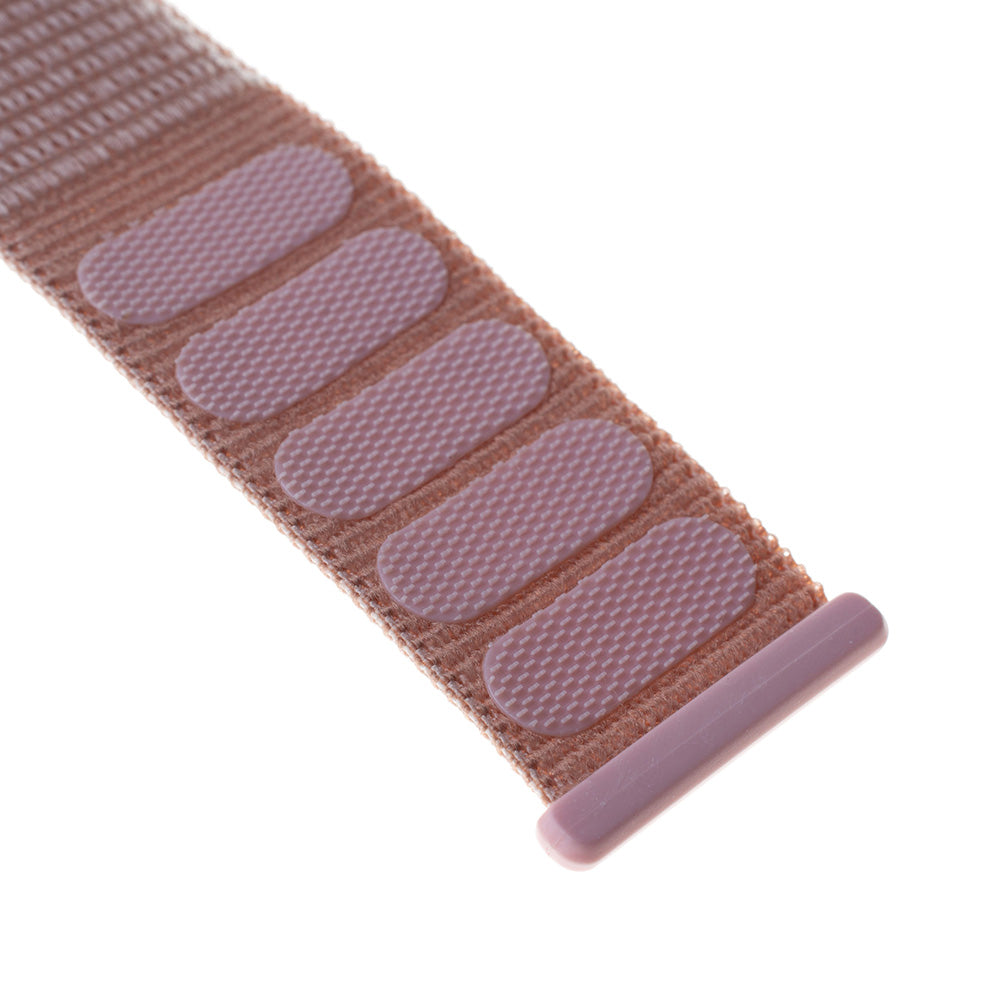 Fixed Nylon -ranneke Apple Watch 49mm / 46mm / 45mm / 44mm / 42mm -sarjalle, ruusukulta