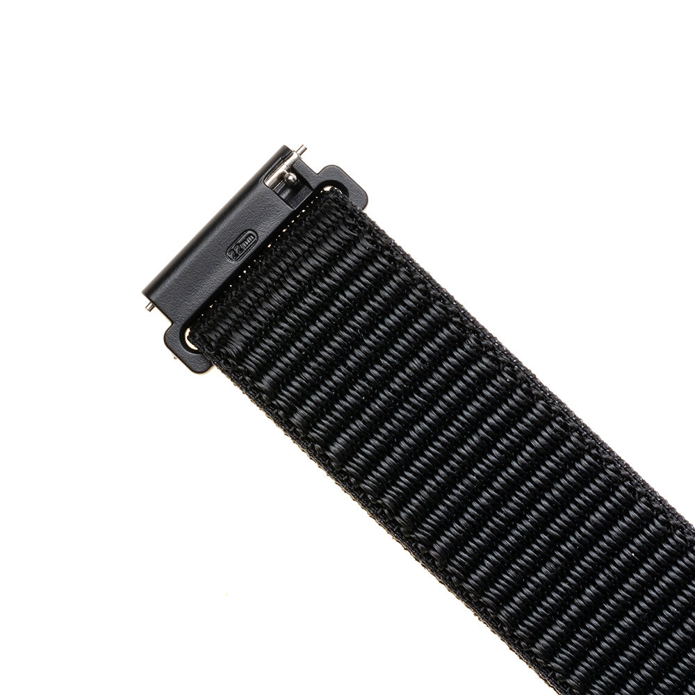 Fixed Nylon -ranneke Huawei Watch / Xiaomi Watch Series, 22mm, Musta