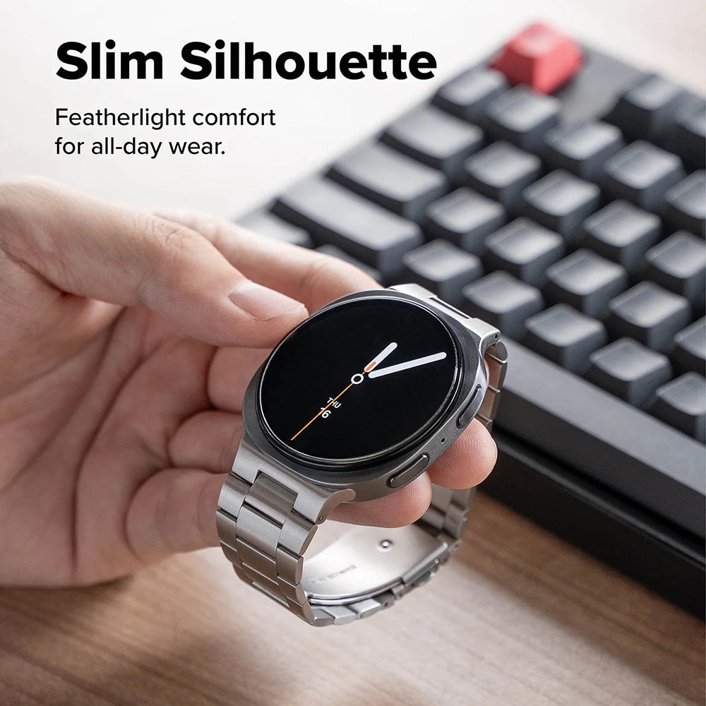Ringke Metal One Air -ranneke Samsung Galaxy Watch8 / Watch8 Classic Series -sarjaan, Hopea