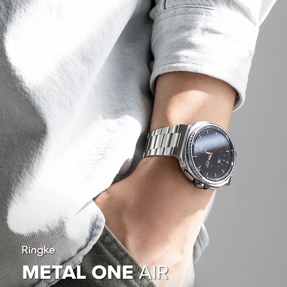 Ringke Metal One Air -ranneke Samsung Galaxy Watch8 / Watch8 Classic Series -sarjaan, Hopea